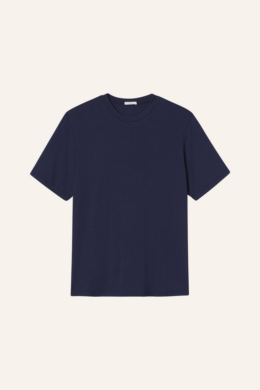 Men Eberjey Henry TENCEL™ Modal Short Sleeve Tee T-Shirt Navy | VHJ8742RR