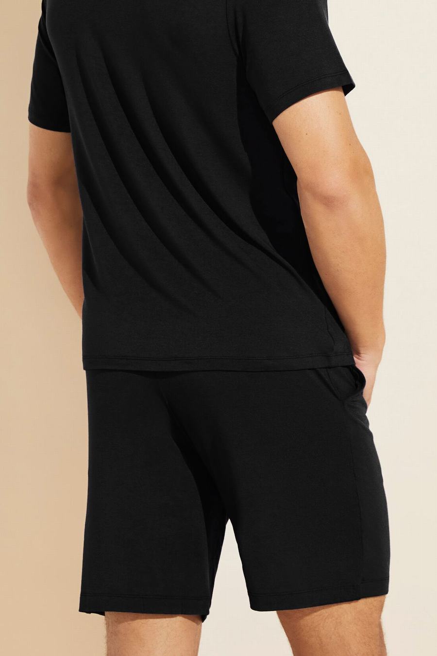 Men Eberjey Henry TENCEL™ Modal Shorts Black | NMD8447AZ