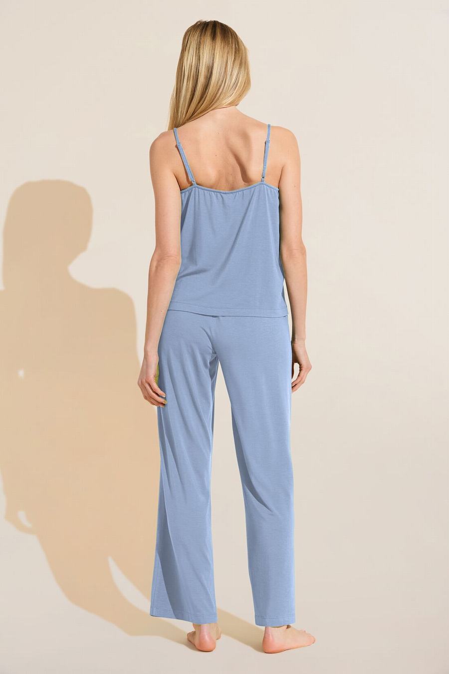 Women Eberjey Gisele TENCEL™ Modal Cami & Pant PJ Set Pajamas Blue | WBC8397GC