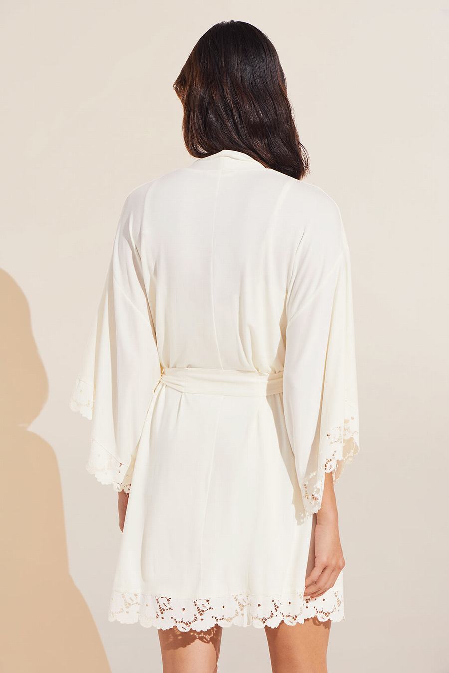 Women Eberjey Naya TENCEL™ Modal Robe White | KHA3338NL