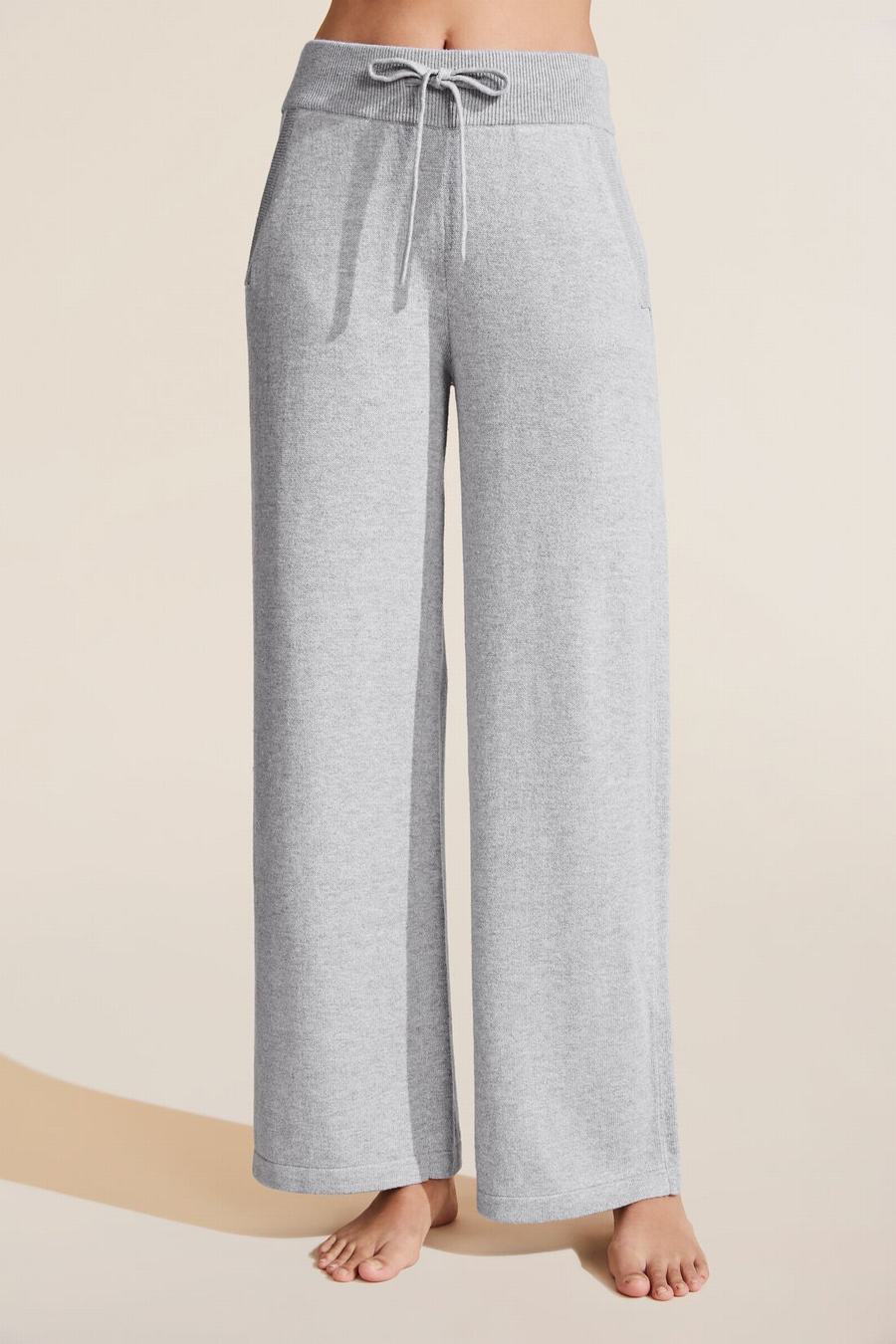 Women Eberjey Recycled Sweater Sweatpants Grey | GEF6981AC